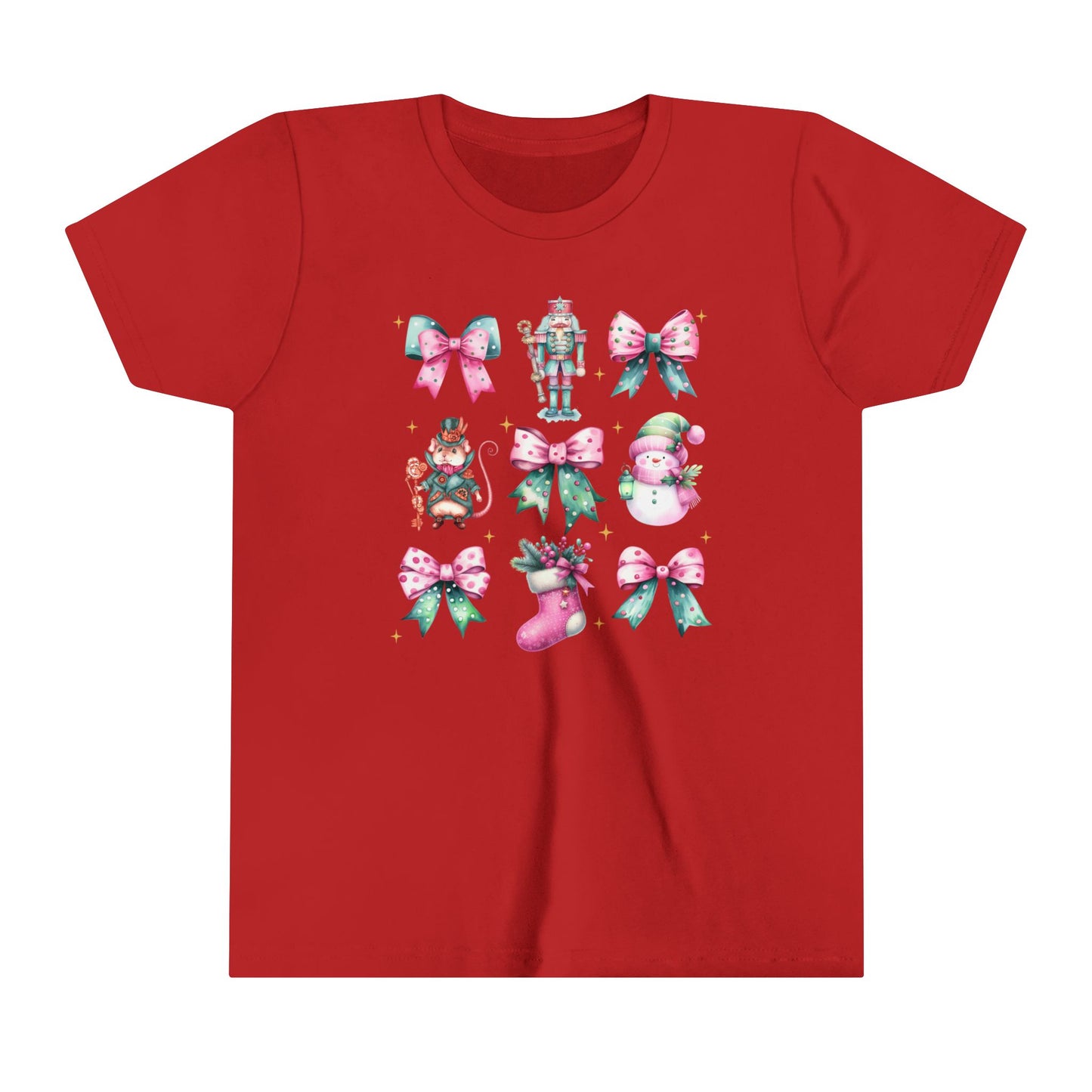 Christmas Coquette Bows & Nutcracker 3x3 (Y)