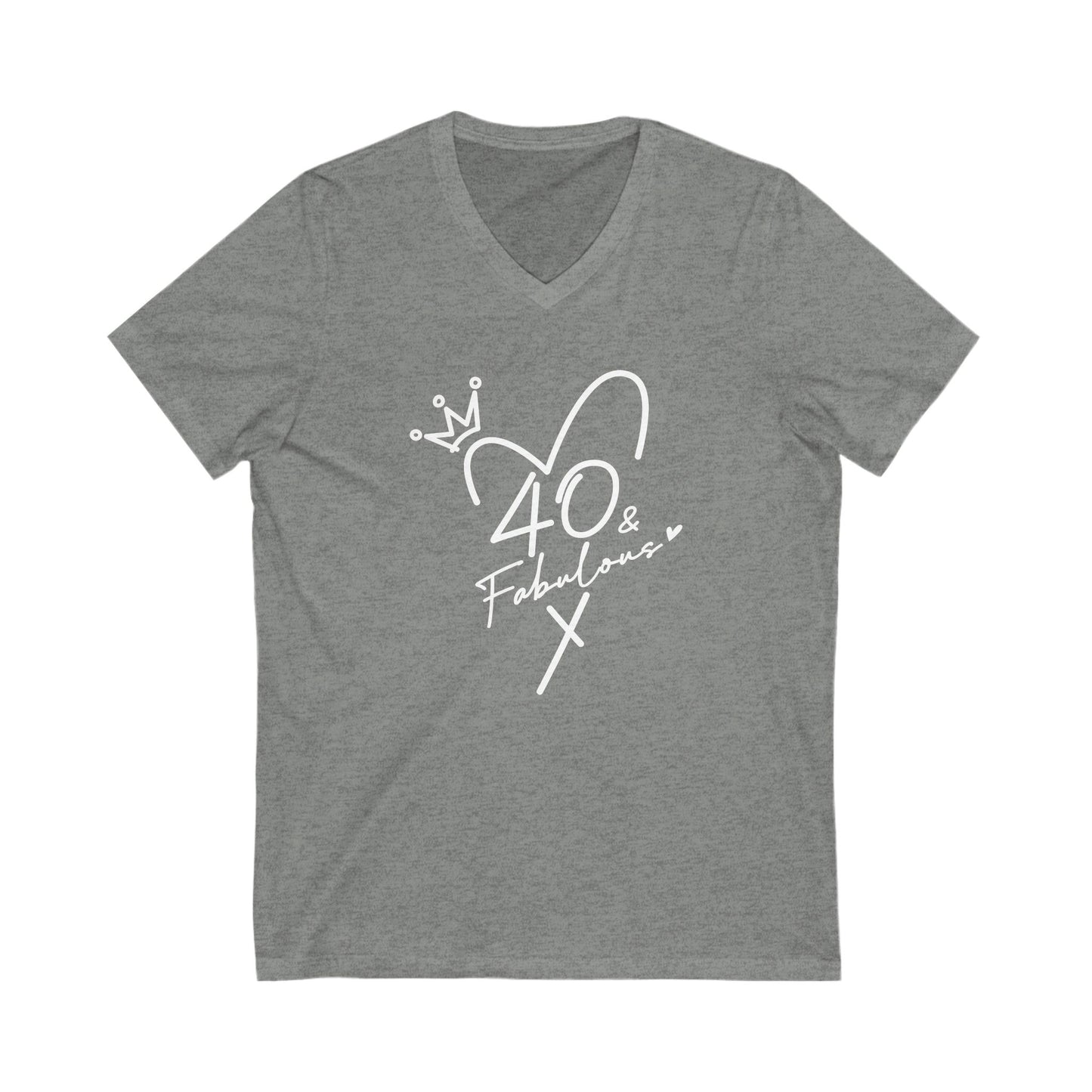 40th & Fabulous Crown Tshirt