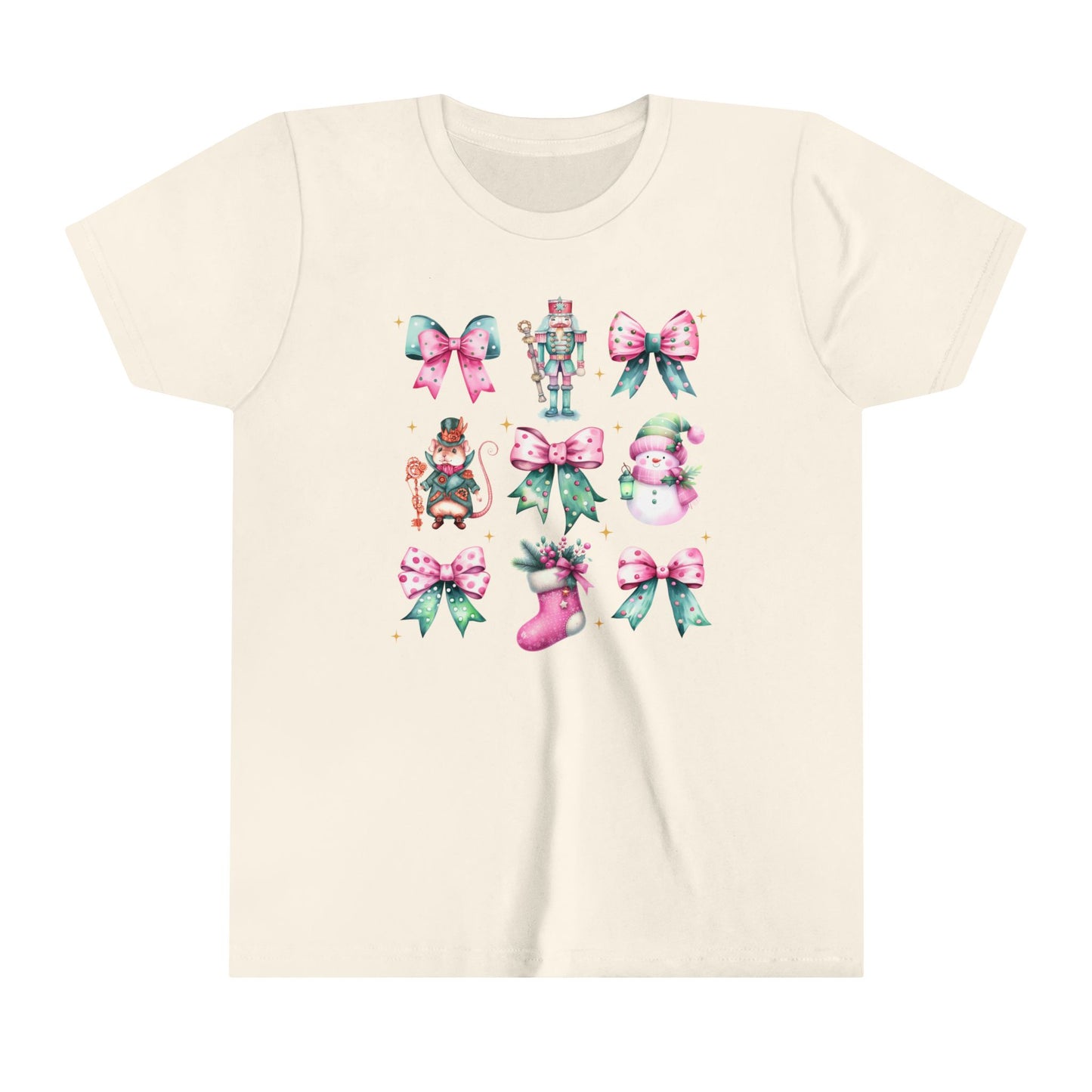 Christmas Coquette Bows & Nutcracker 3x3 (Y)