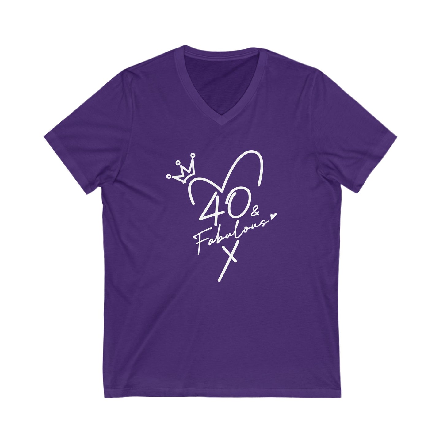 40th & Fabulous Crown Tshirt