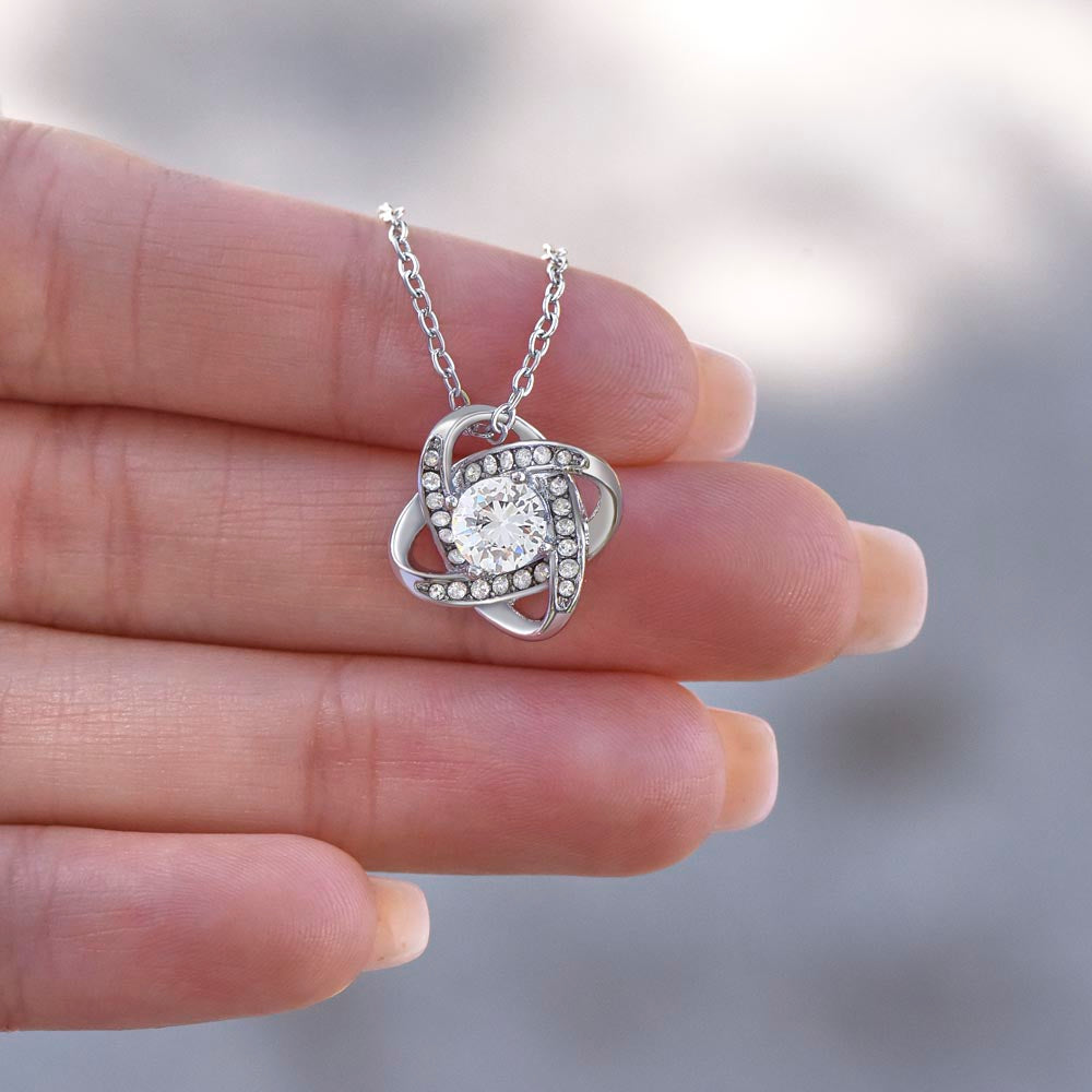 To My Soulmate / Love Knot Necklace / Anniversary, Birthday, Christmas Gift