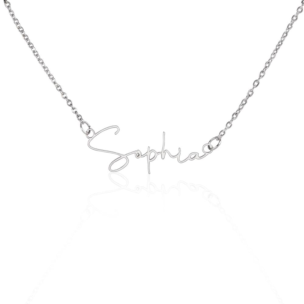To My Daughter / Custom Name Necklace
