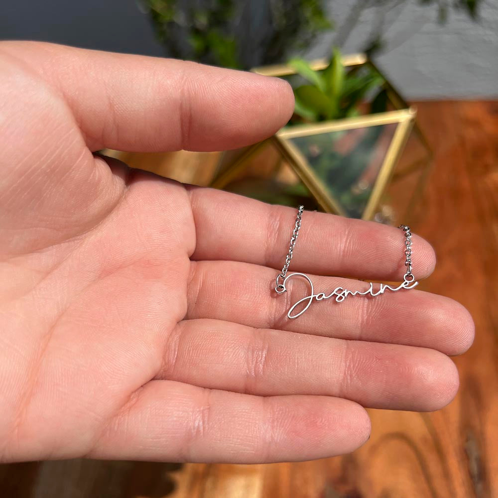 To My Daughter / Custom Name Necklace