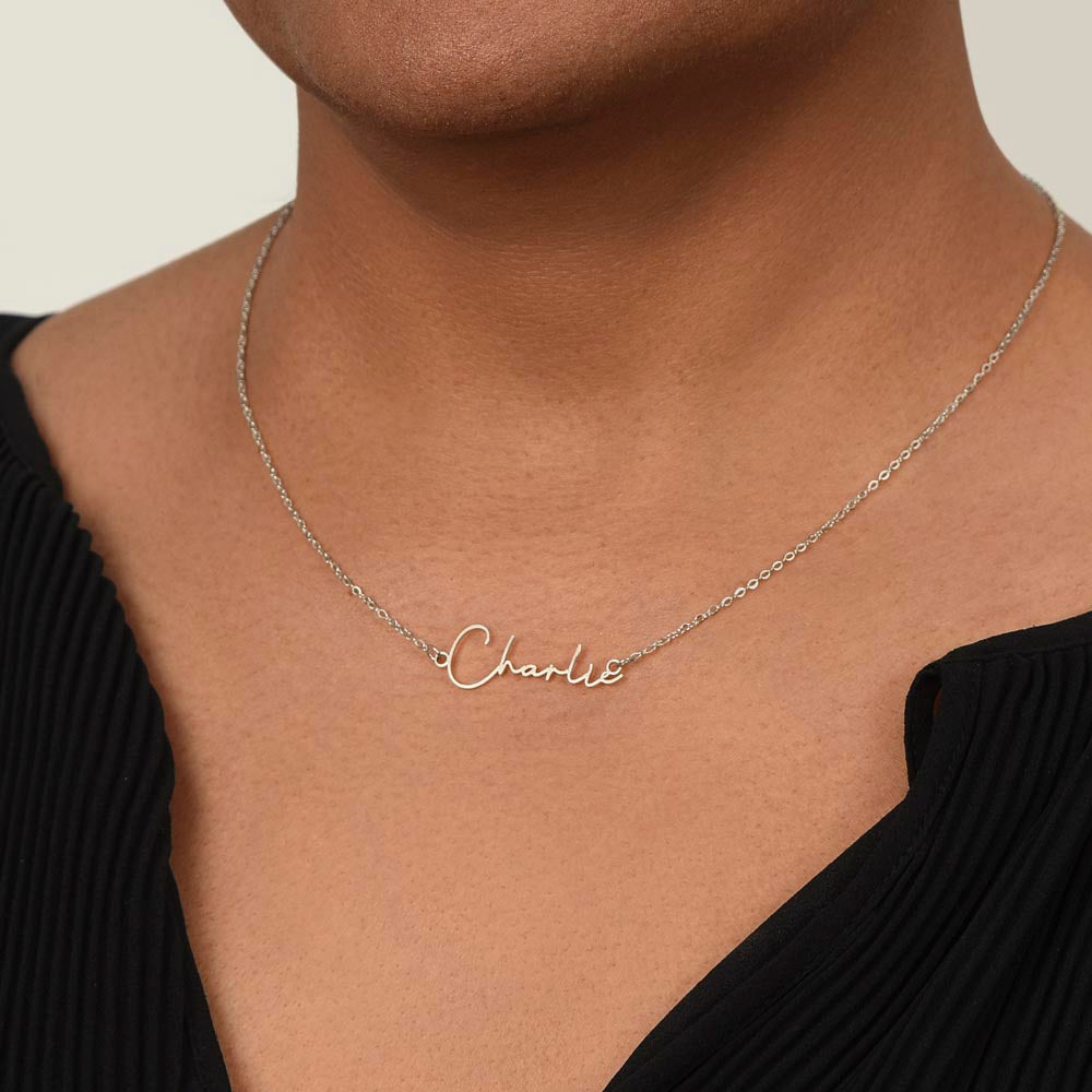 To My Daughter / Custom Name Necklace
