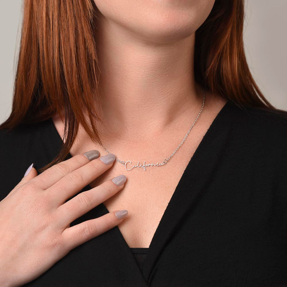 To My Daughter / Custom Name Necklace