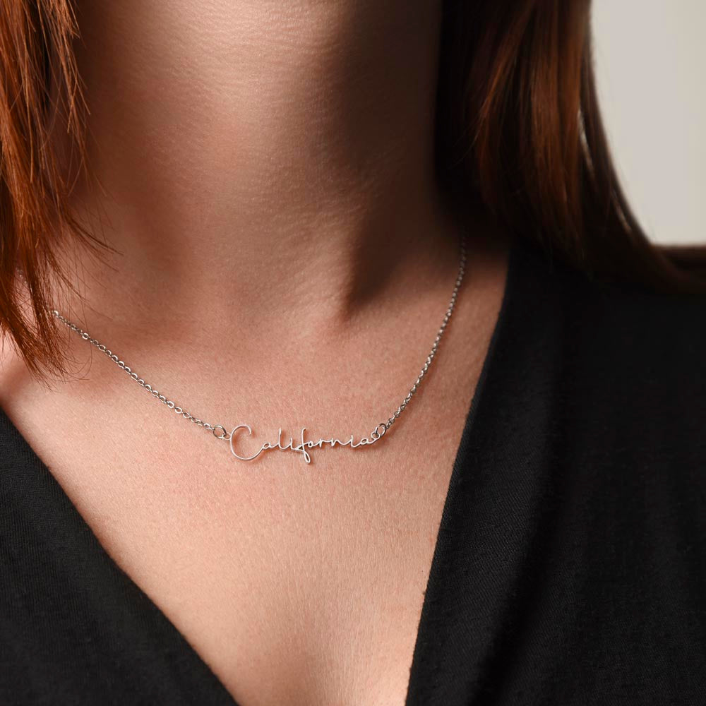 To My Daughter / Custom Name Necklace