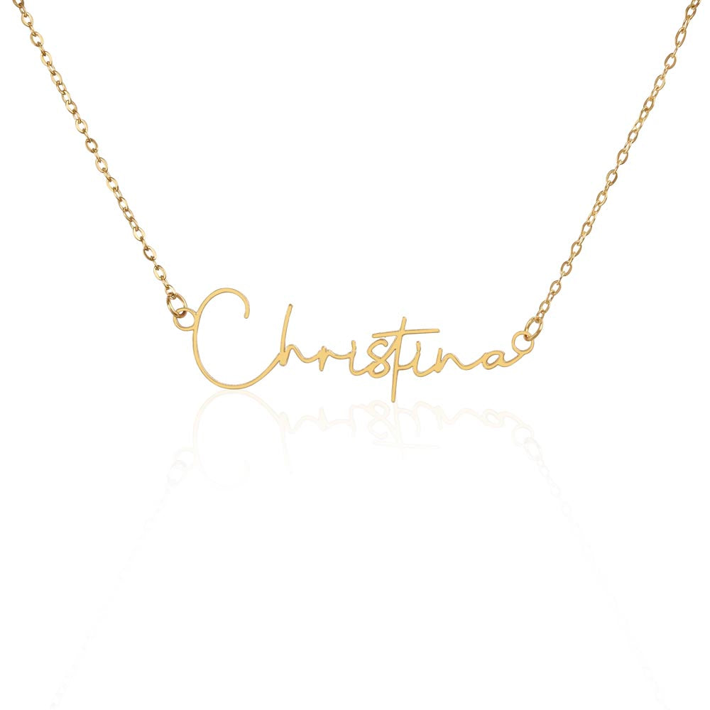 To My Daughter / Custom Name Necklace
