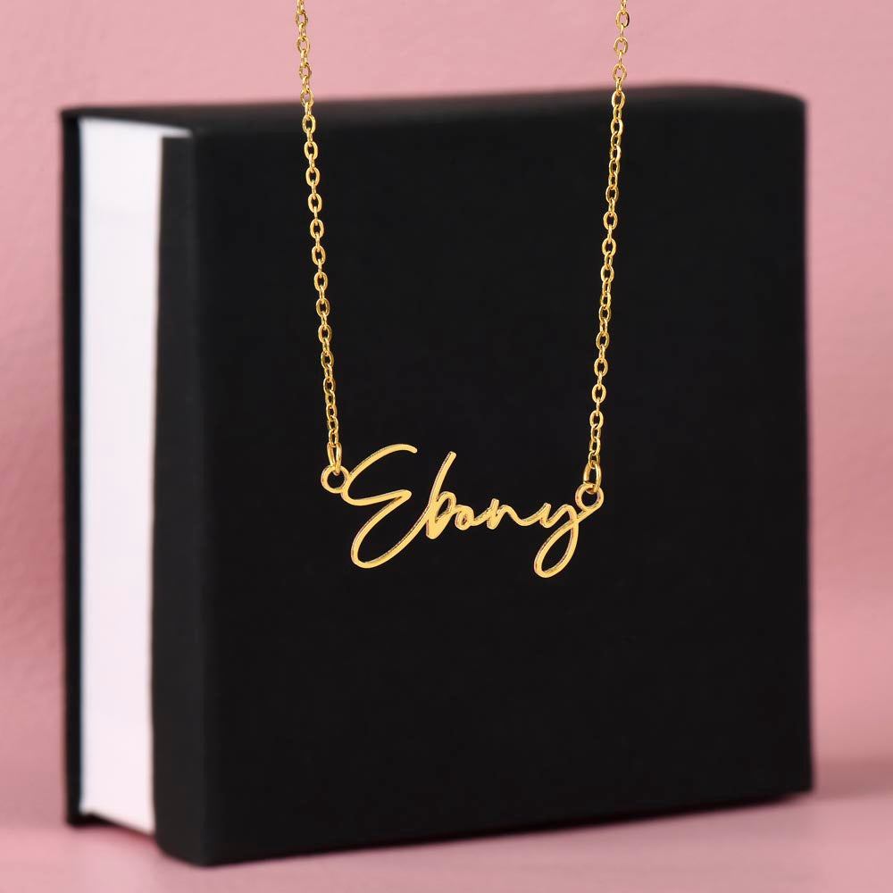 To My Daughter / Custom Name Necklace