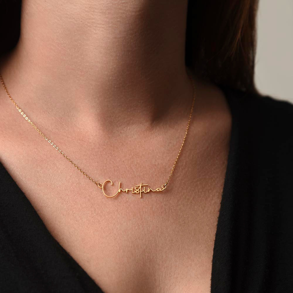 To My Daughter / Custom Name Necklace