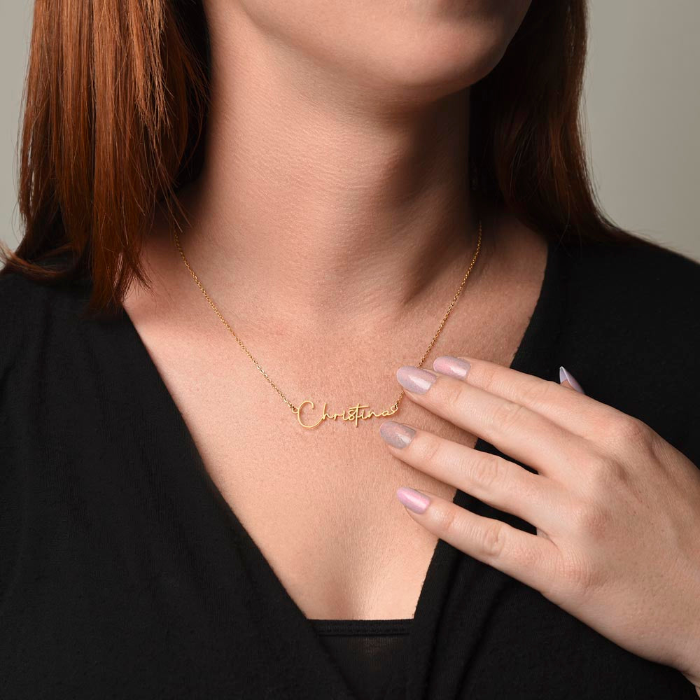 To My Daughter / Custom Name Necklace