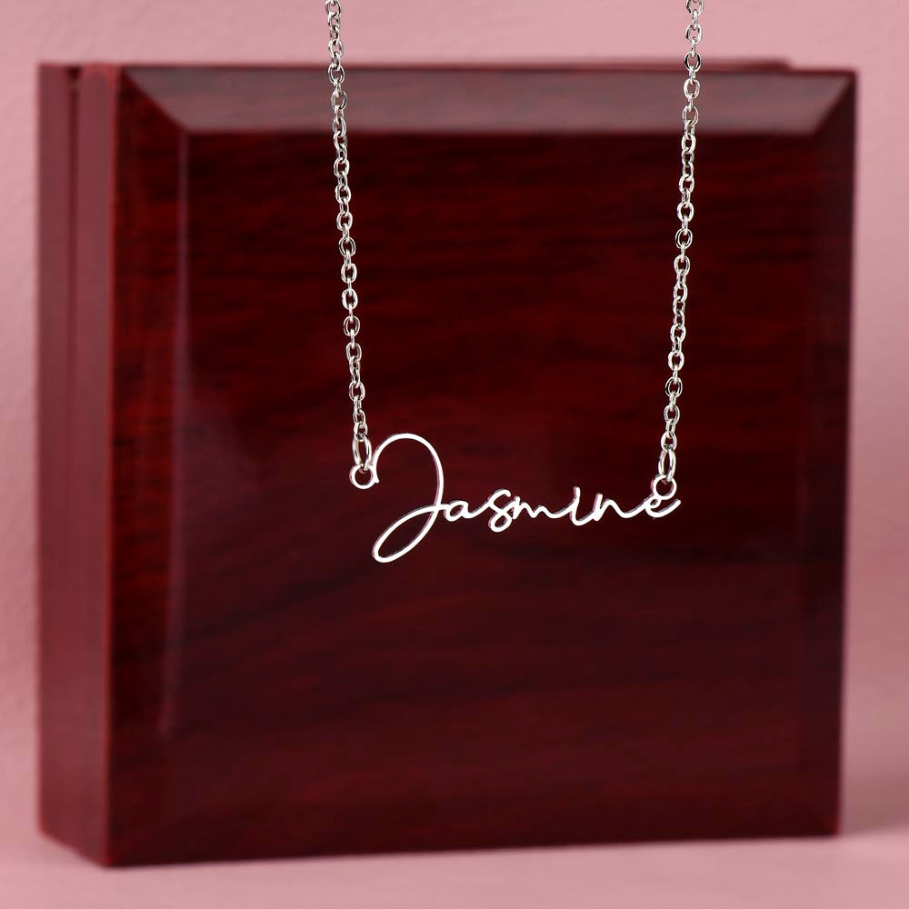 To My Daughter / Custom Name Necklace