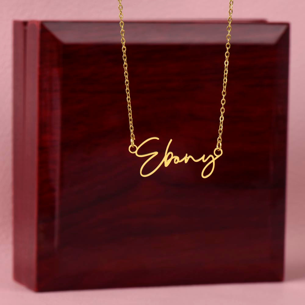 To My Daughter / Custom Name Necklace