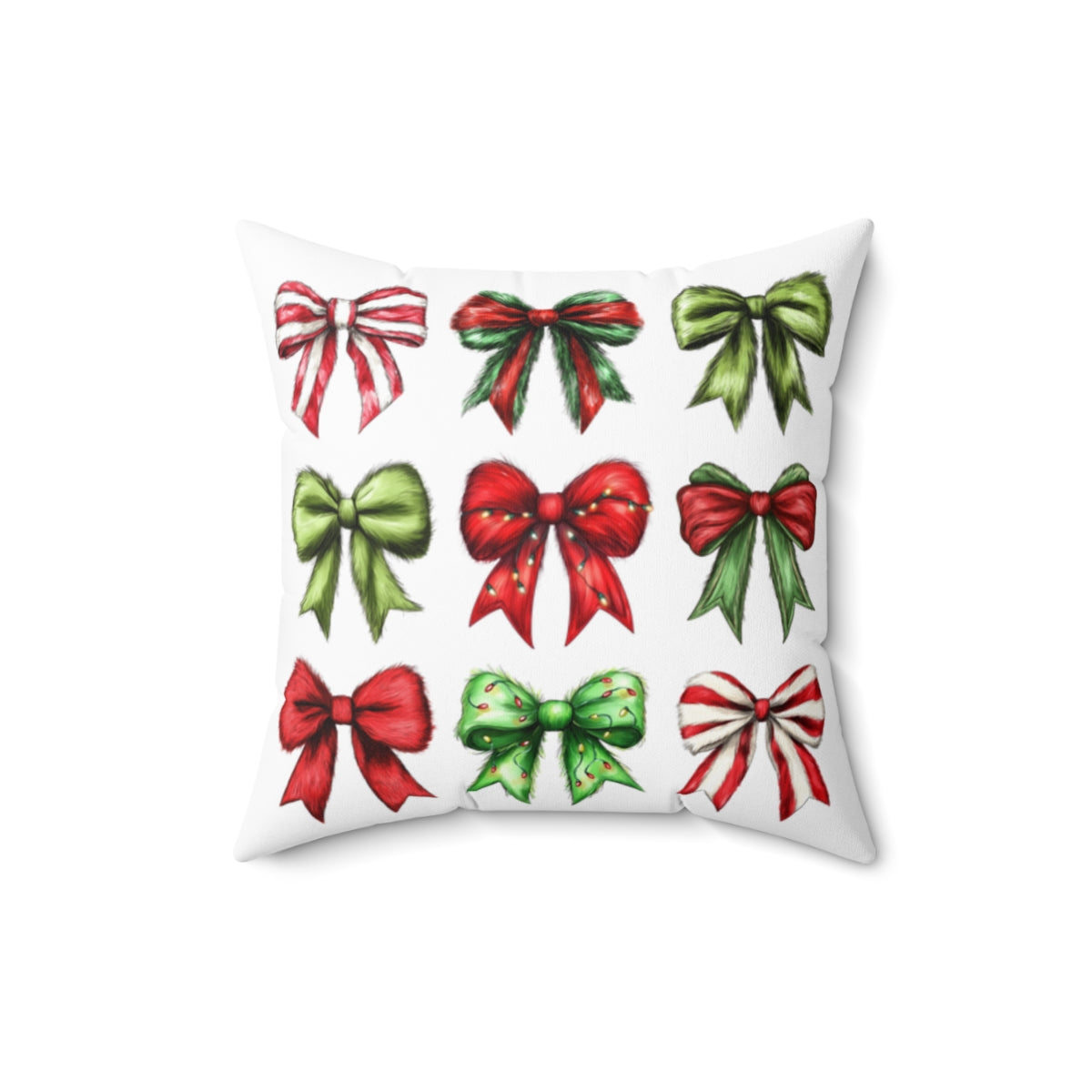 Christmas Coquette Bow Pillow