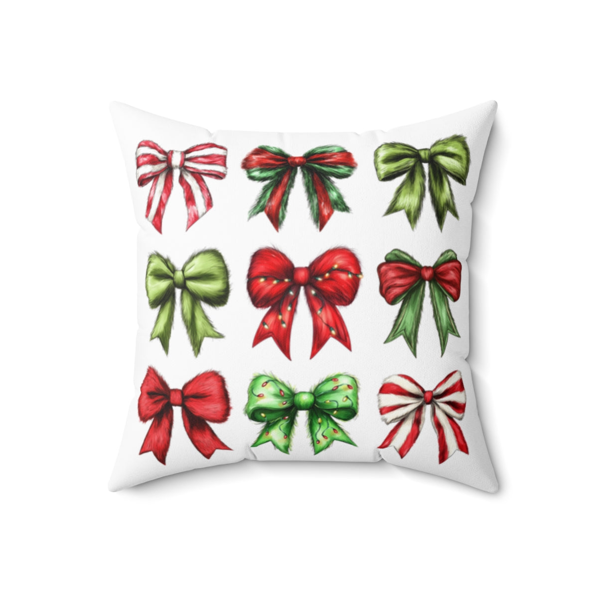 Christmas Coquette Bow Pillow