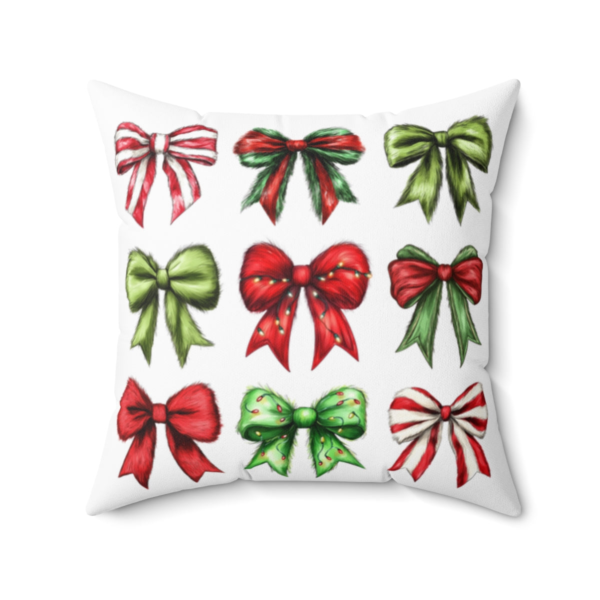 Christmas Coquette Bow Pillow