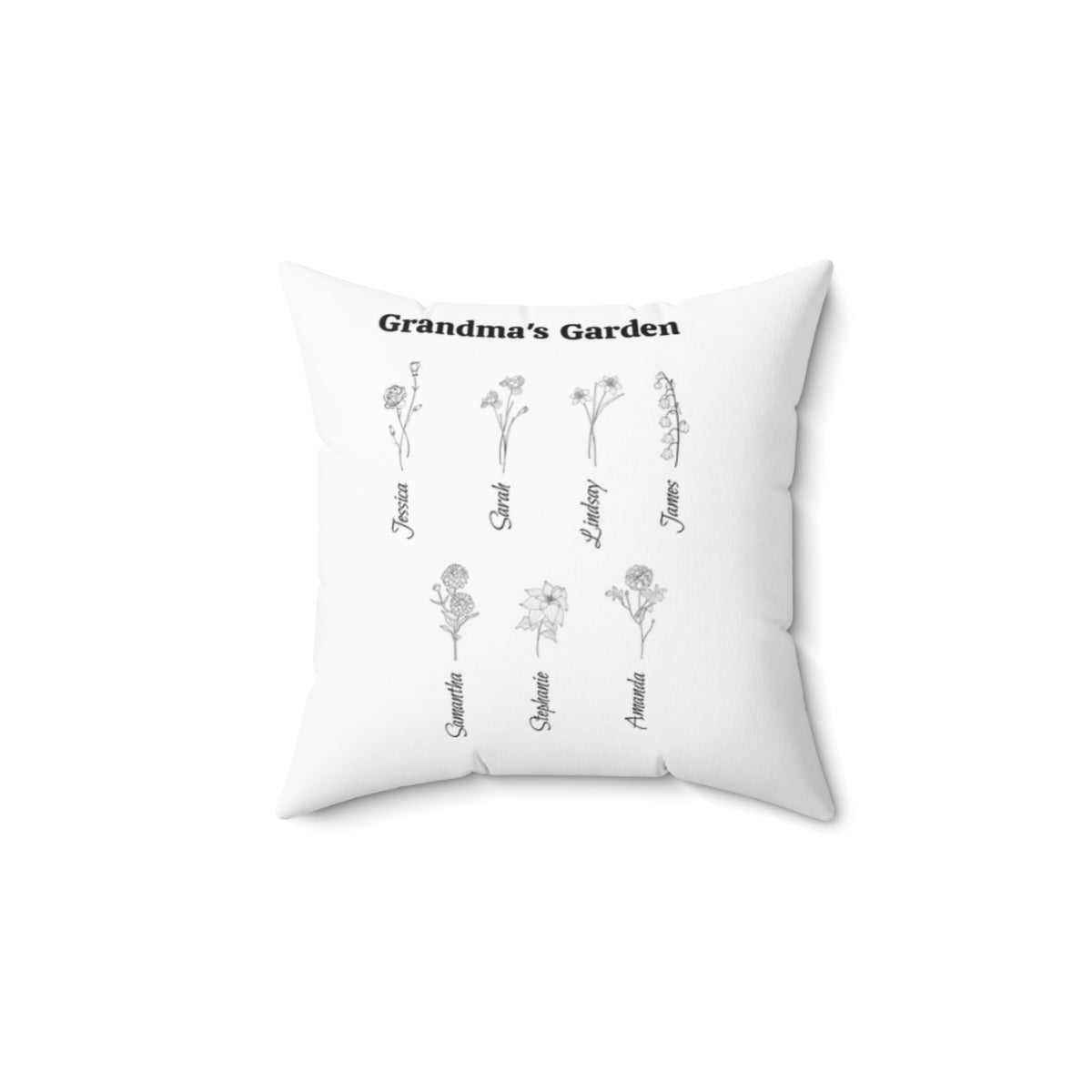 Grandma's Garden Accent Pillow