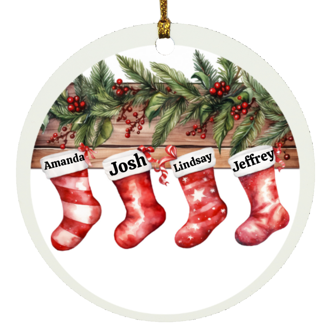 Family Stocking Ornaments