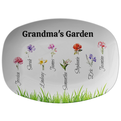 Grandma's Garden Platter