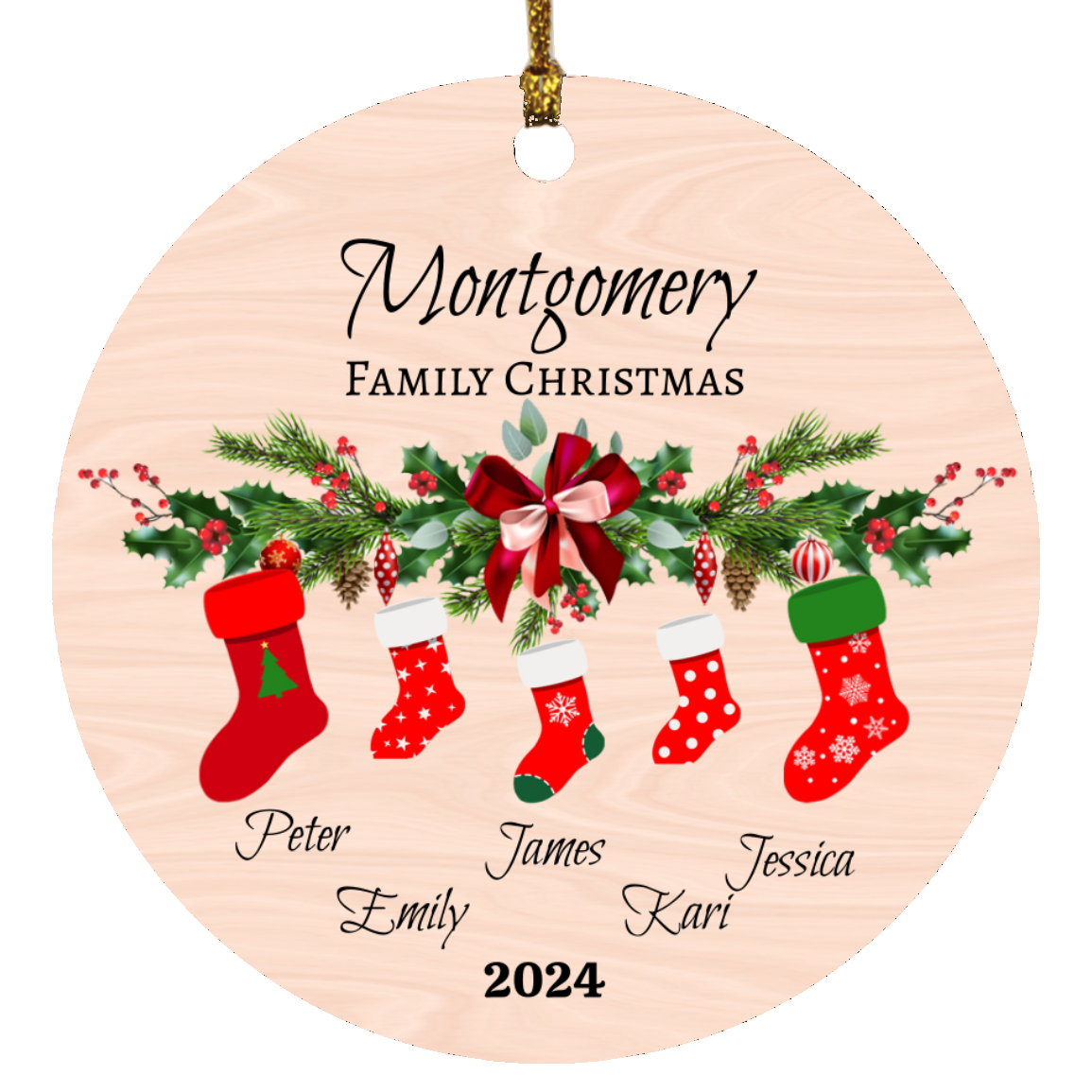 Family Christmas Ornament