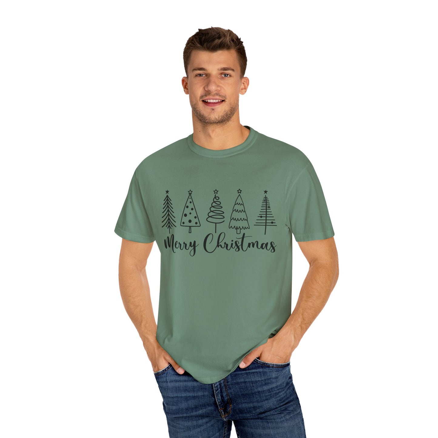 Merry Christmas - Tree LineArt