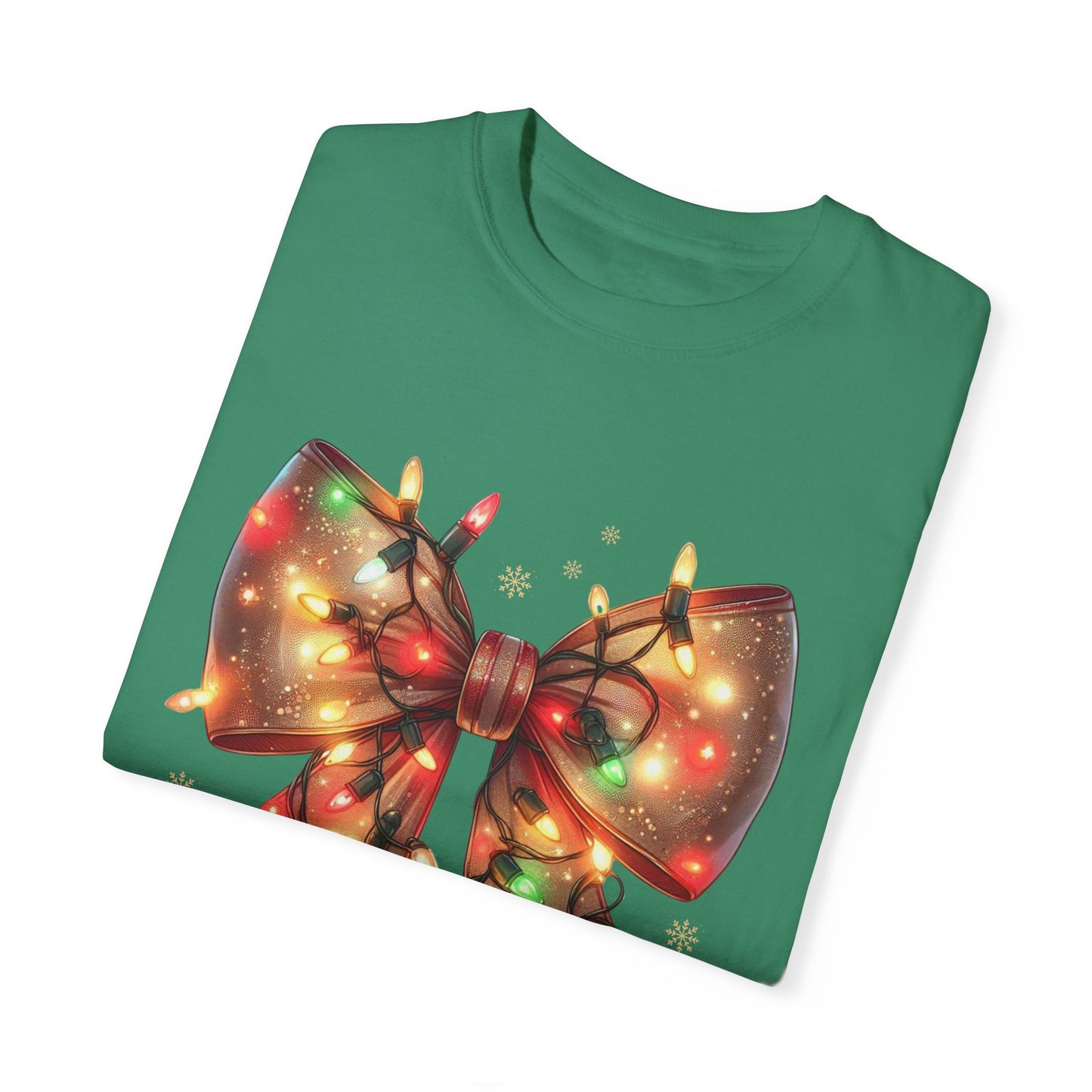 Christmas Coquette Bow with Lights