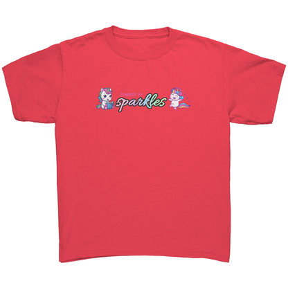Powered By Sparkles Unicorn T-shirt