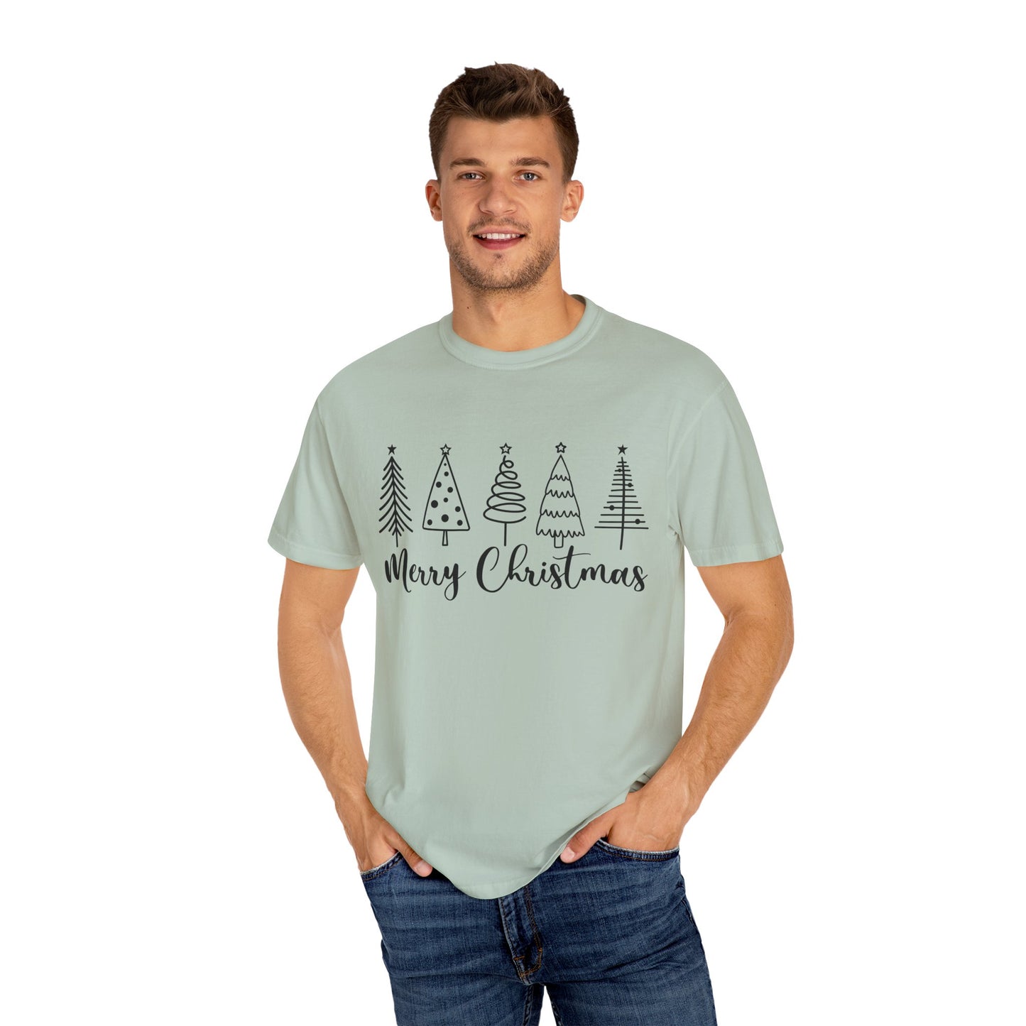 Merry Christmas - Tree LineArt