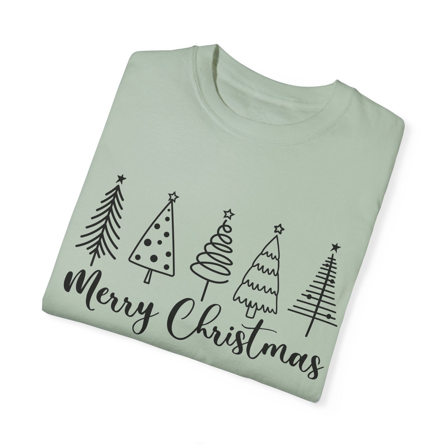 Merry Christmas - Tree LineArt
