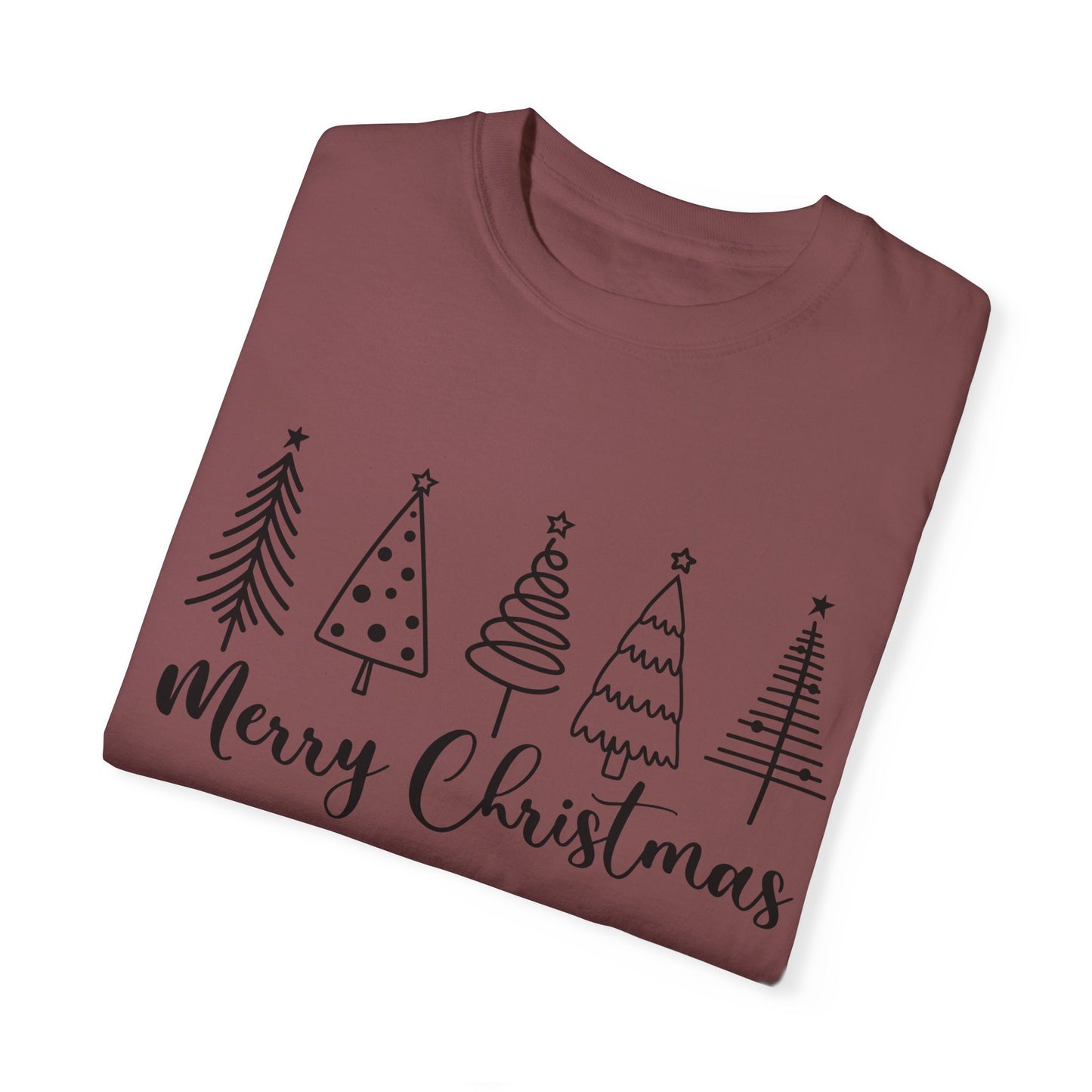 Merry Christmas - Tree LineArt