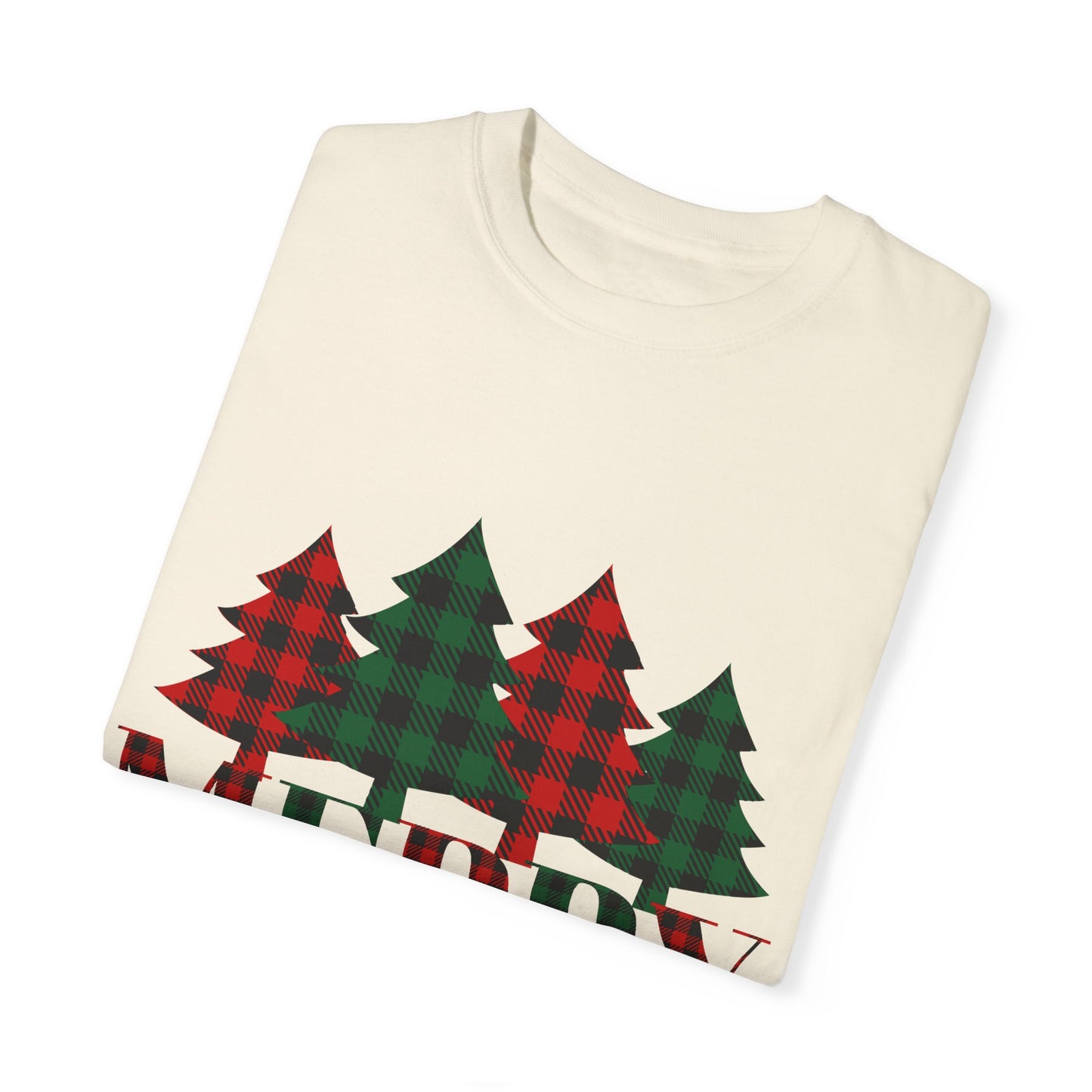 Merry Christmas - Checkered Trees