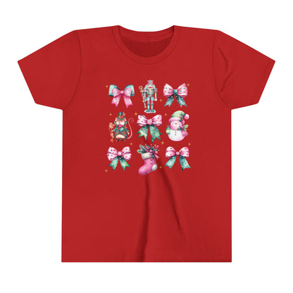 Christmas Coquette Bows & Nutcracker 3x3 (Y)