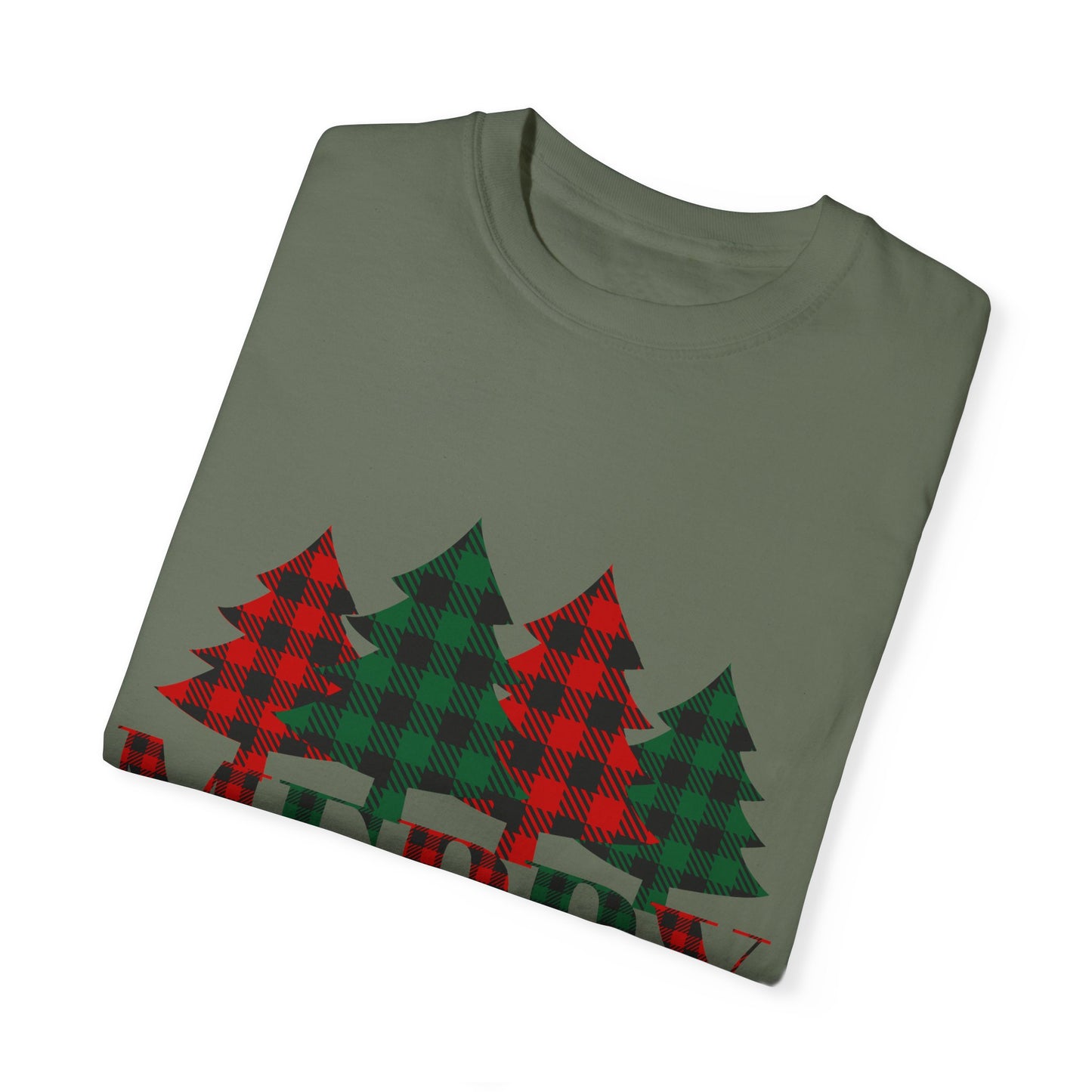 Merry Christmas - Checkered Trees