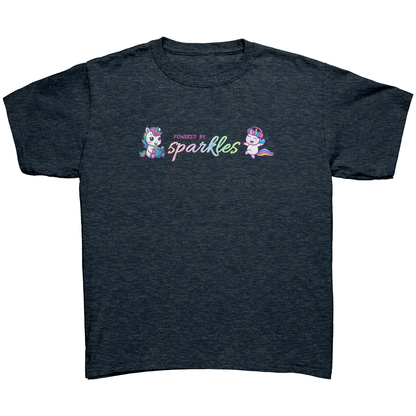 Powered By Sparkles Unicorn T-shirt