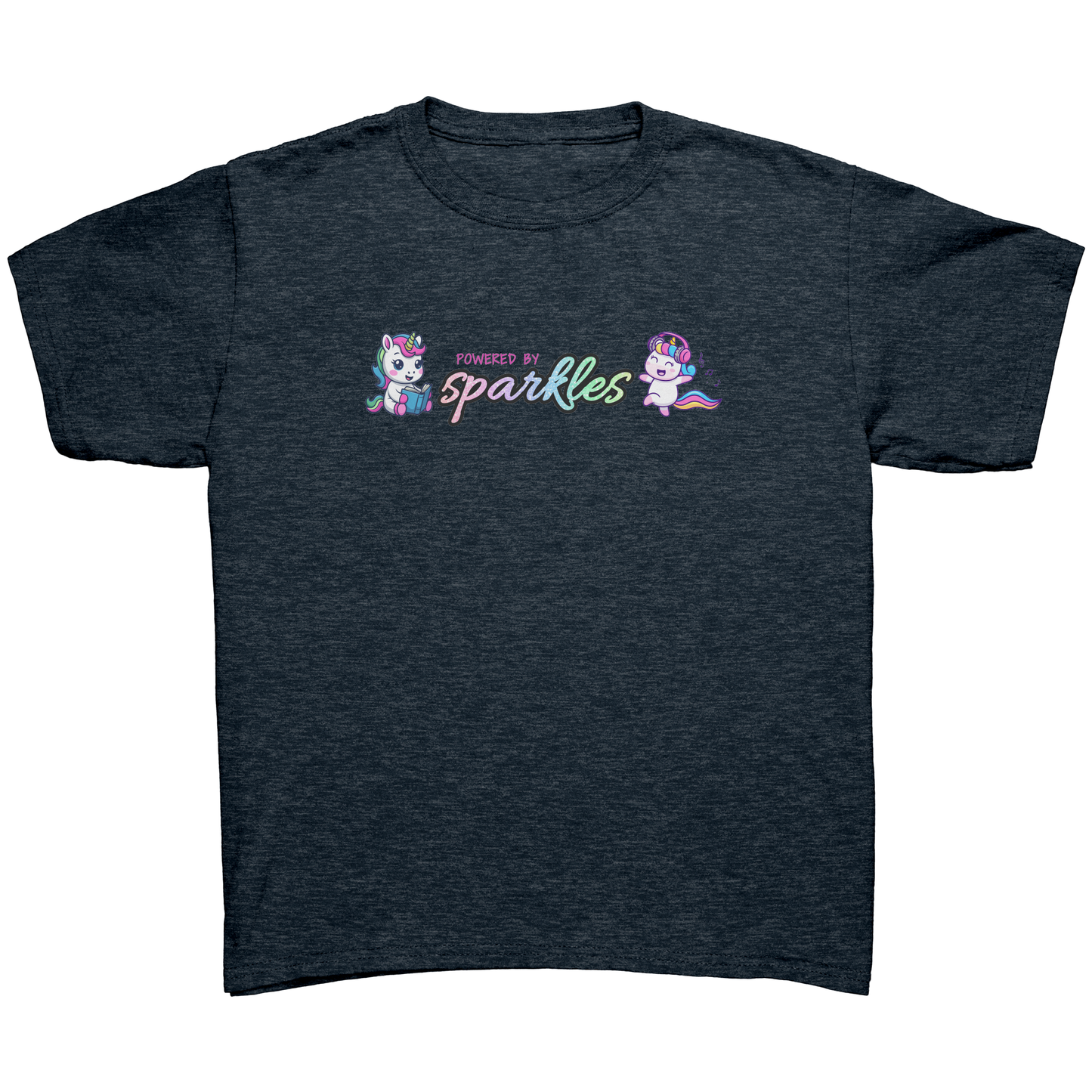 Powered By Sparkles Unicorn T-shirt