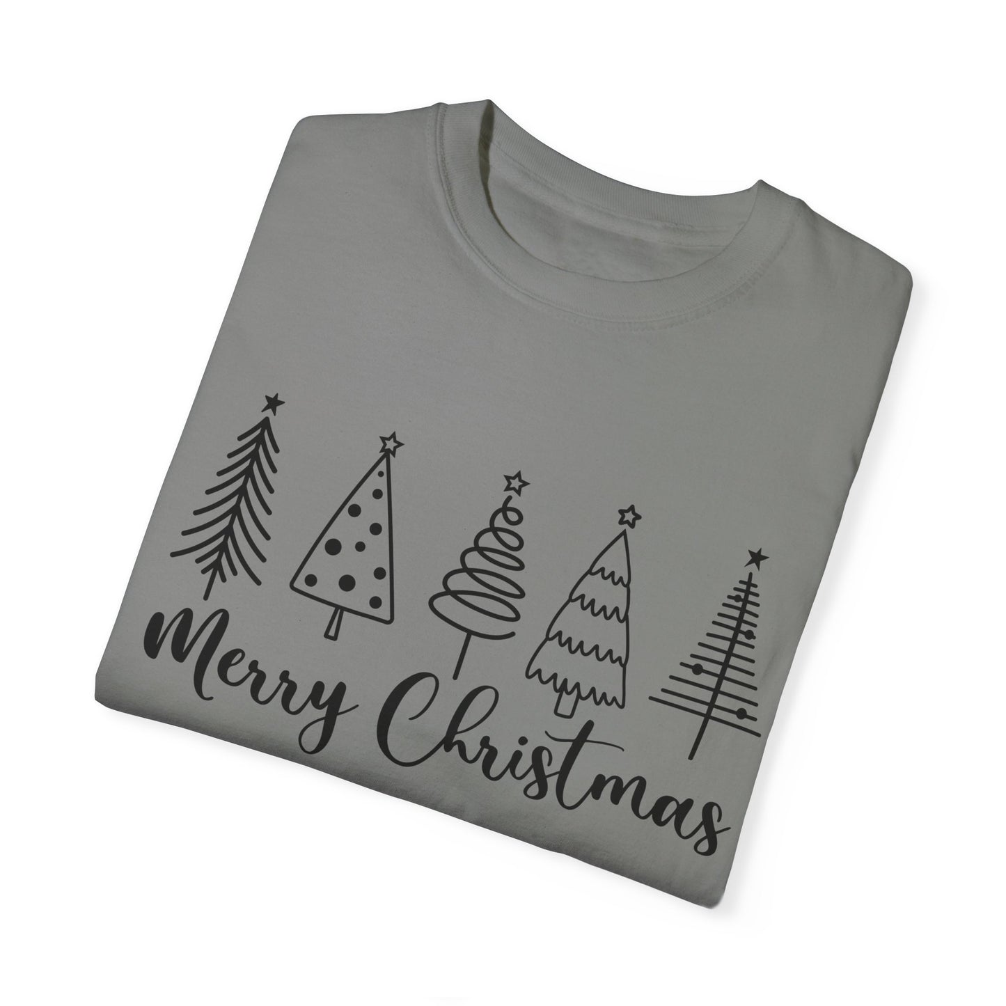 Merry Christmas - Tree LineArt