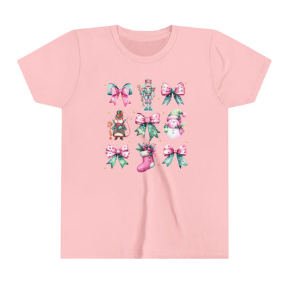 Christmas Coquette Bows & Nutcracker 3x3 (Y)