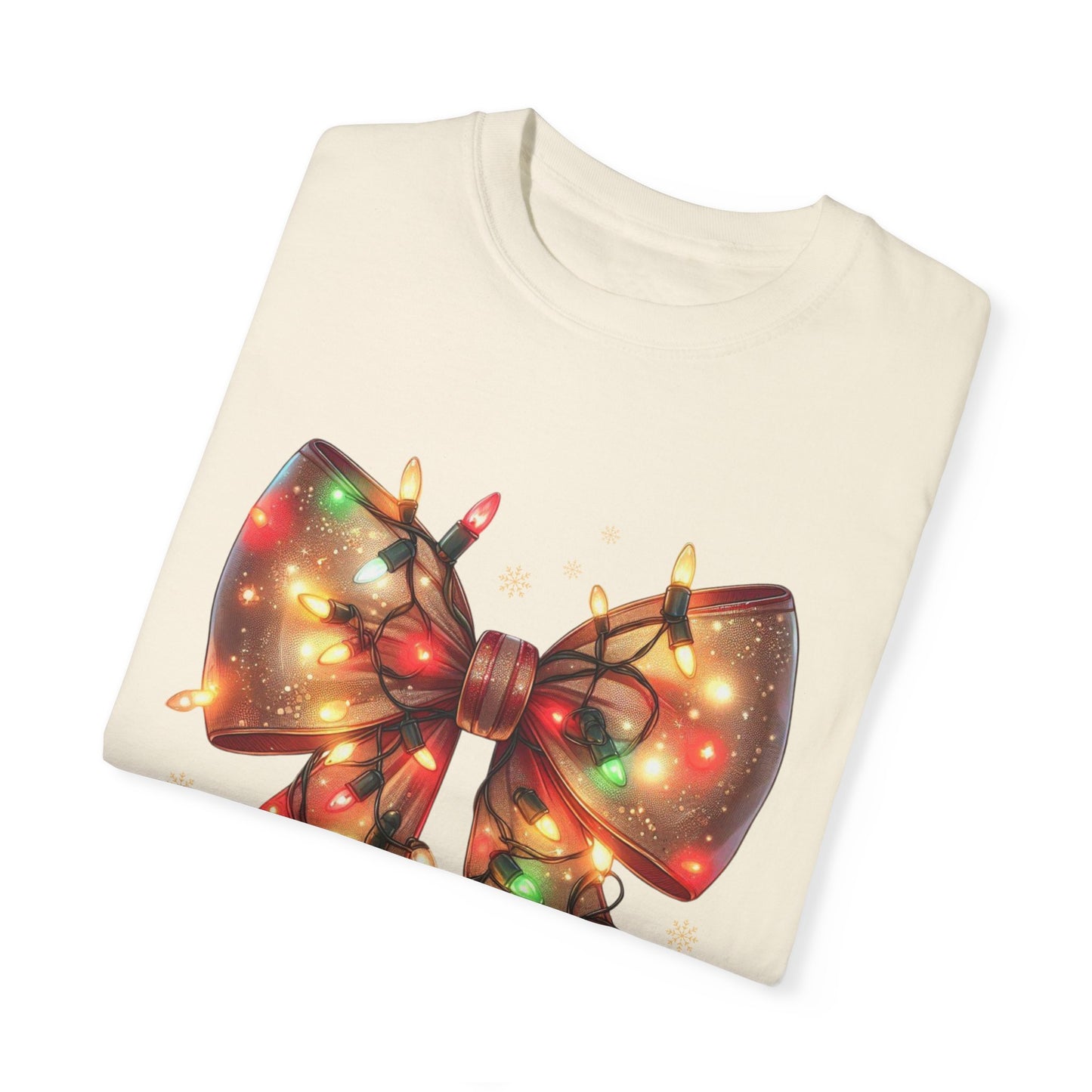 Christmas Coquette Bow with Lights