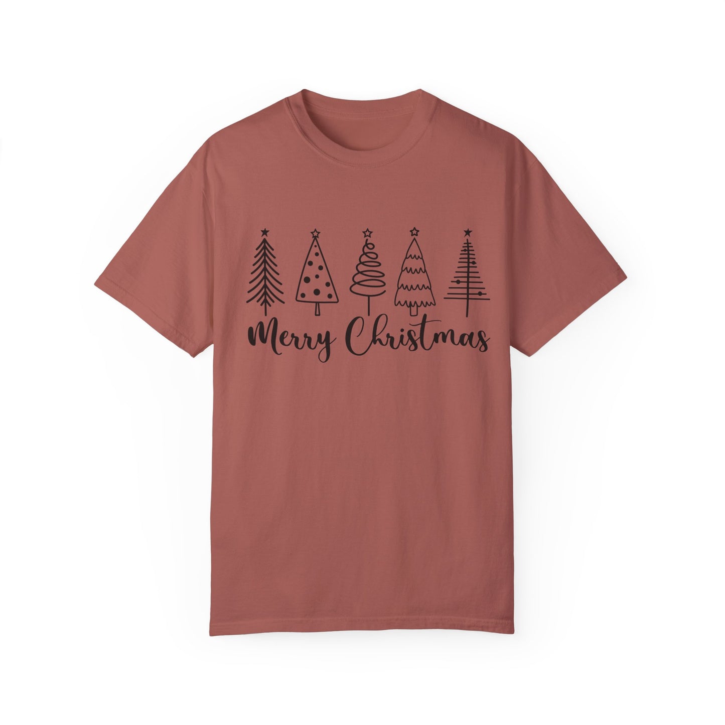 Merry Christmas - Tree LineArt