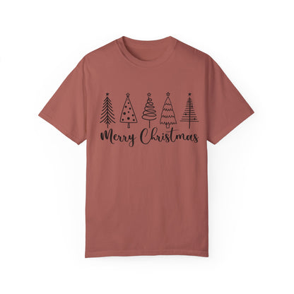 Merry Christmas - Tree LineArt