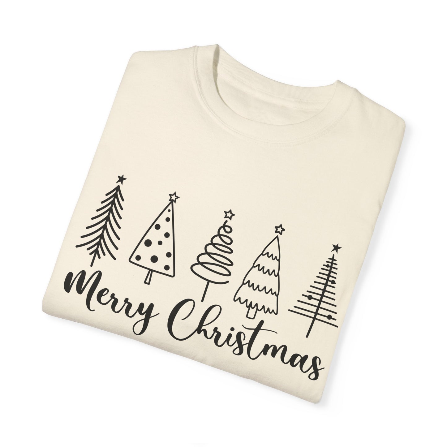 Merry Christmas - Tree LineArt