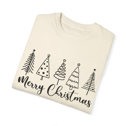 Merry Christmas - Tree LineArt
