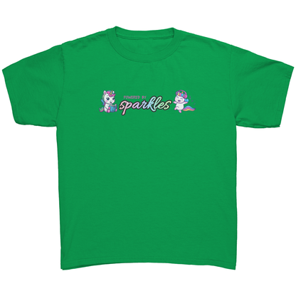 Powered By Sparkles Unicorn T-shirt