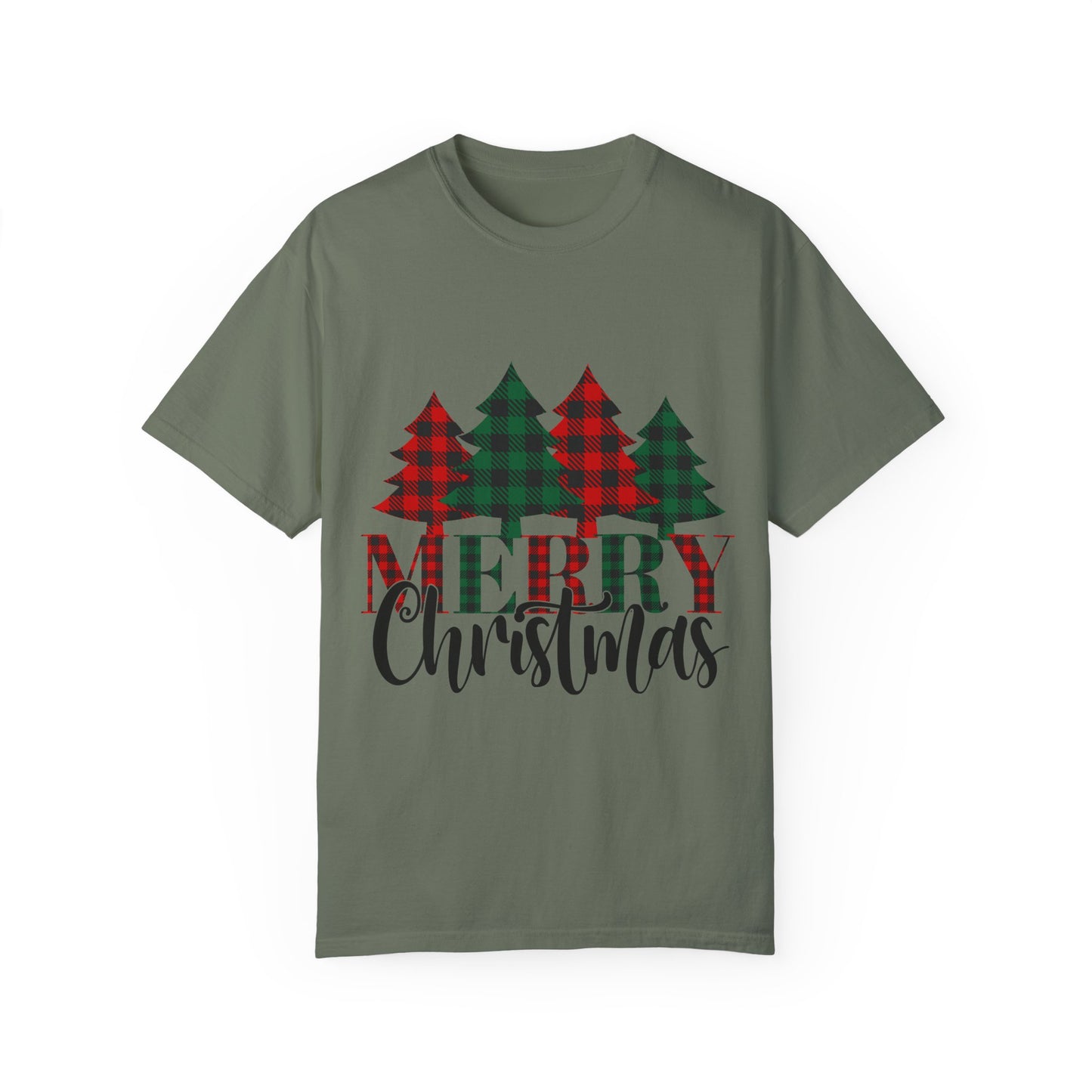 Merry Christmas - Checkered Trees