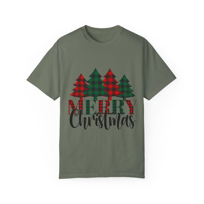 Merry Christmas - Checkered Trees