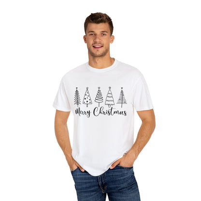 Merry Christmas - Tree LineArt
