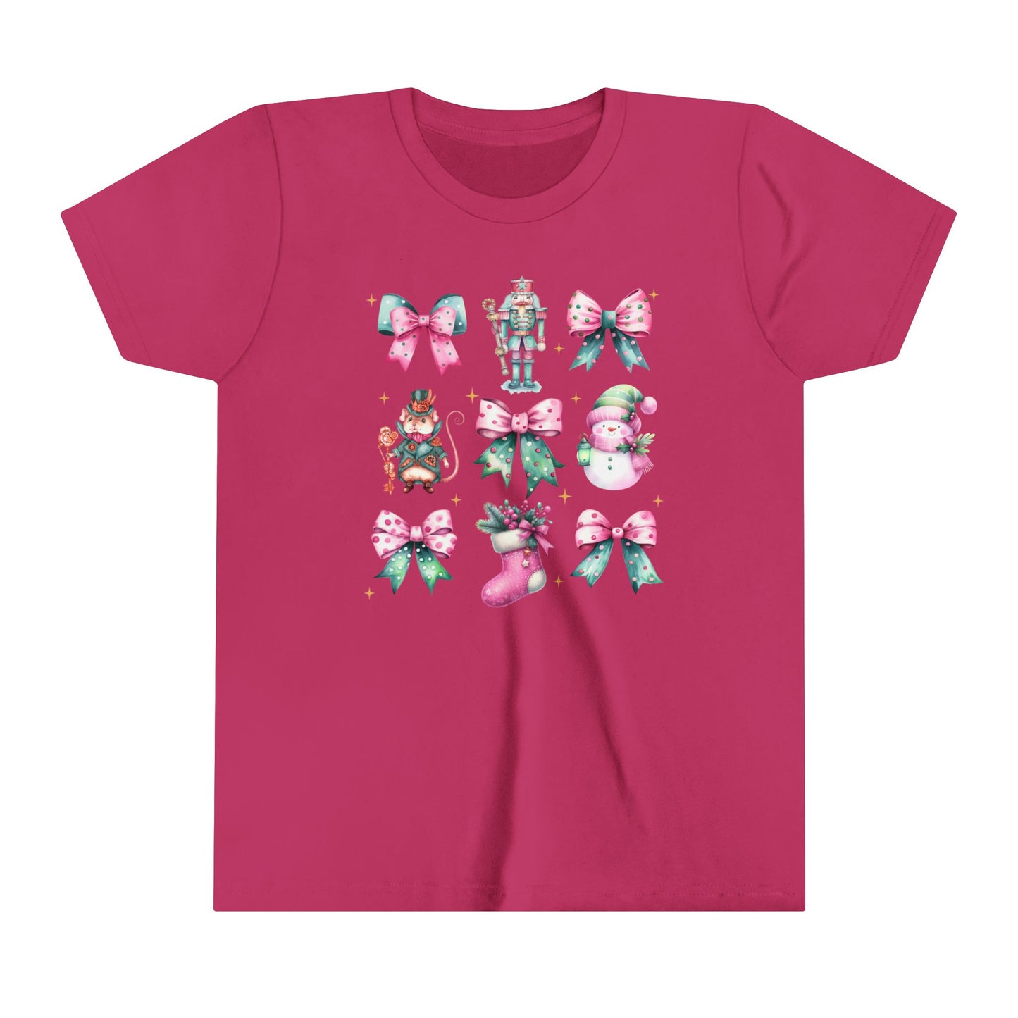 Christmas Coquette Bows & Nutcracker 3x3 (Y)