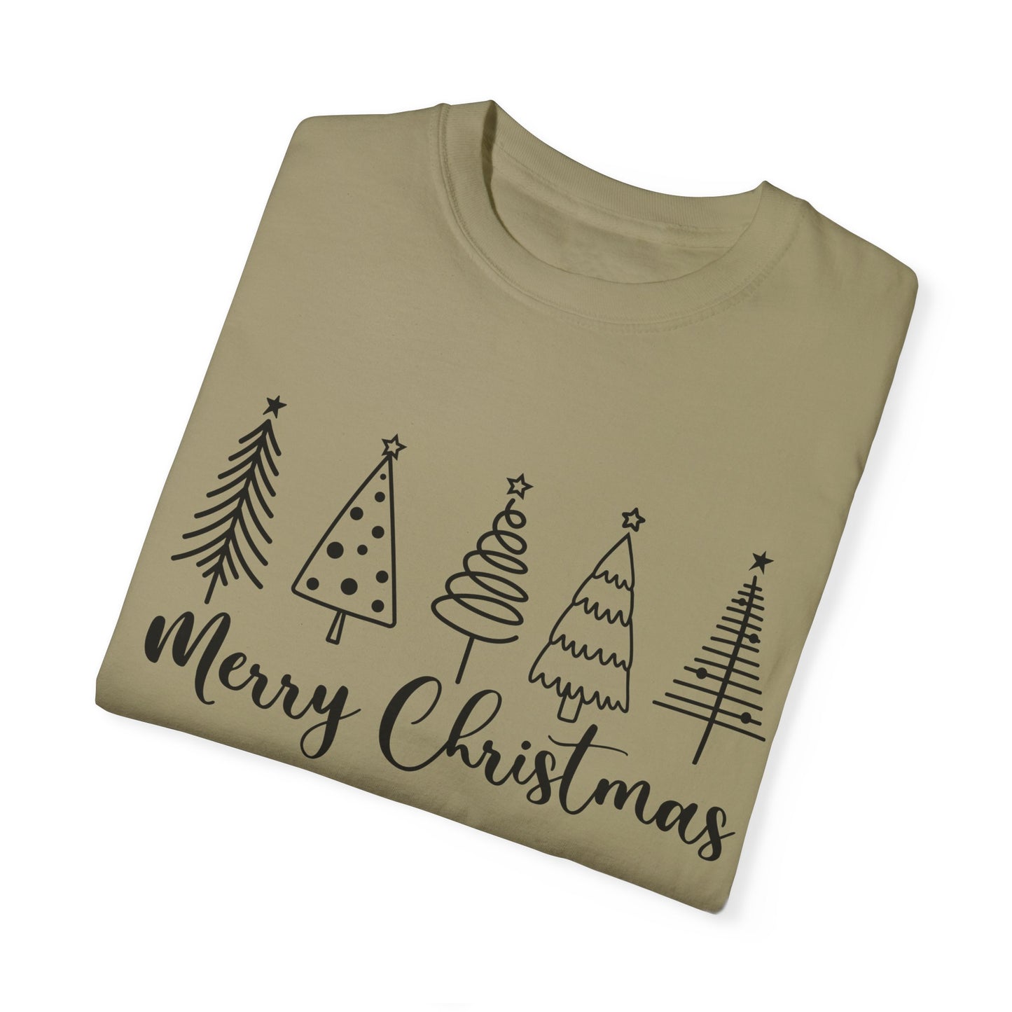 Merry Christmas - Tree LineArt