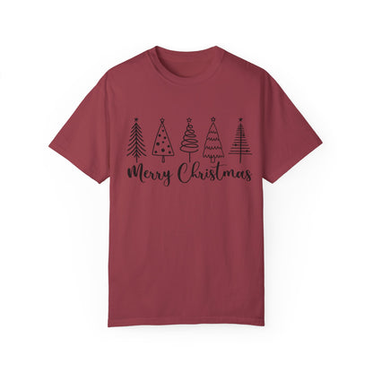Merry Christmas - Tree LineArt