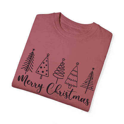 Merry Christmas - Tree LineArt