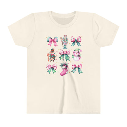 Christmas Coquette Bows & Nutcracker 3x3 (Y)